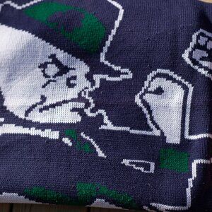 Vintage Notre Dame Throw Blanket | Fighting Irish NCAA Home Decor Bedding